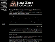 Tablet Screenshot of blackhorse-productions.net